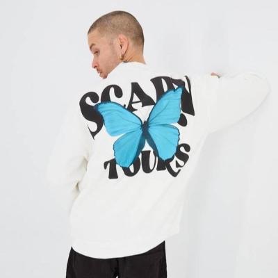 سويت شيرت ابيض - Scary