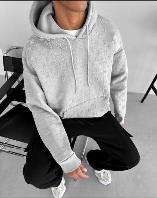 هودي اوفر سايز رصاصي- Carpet