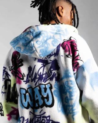 هودي أوفرسايز ابيض - Colored 