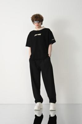 تيشيرت Pray أسود أوفرسايز