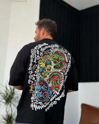 تيشيرت Your Brand أسود أوفرسايز